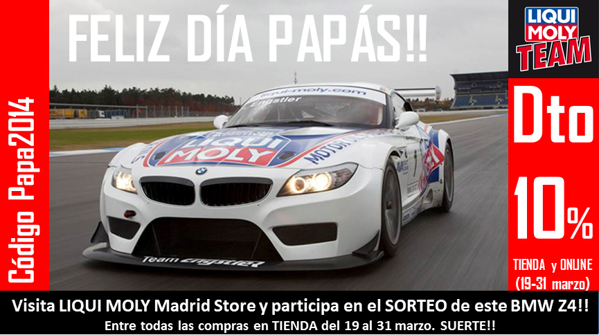 Feliz da paps! En Liqui Moly Madrid celebramos tu da hasta fin de mes